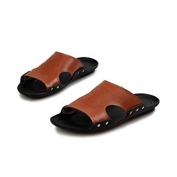 été Nouvelle grands hommes de taille chaussures de plage loisirs pantoufles de sandales& 